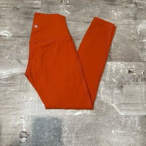 lululemon athletica Women's Leggings in Bold Red-Orange
